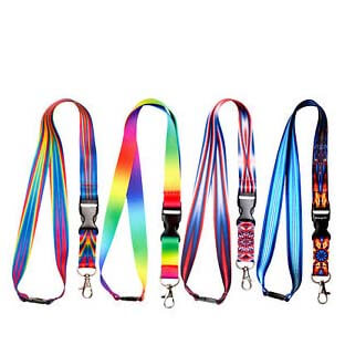 Lanyard Multicolour Satin