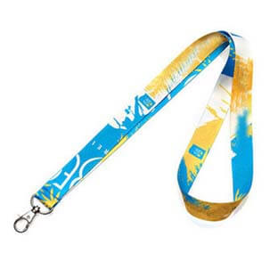 Lanyard Multicolour Satin